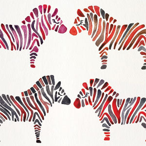 Cat Coq Rainbow Zebras Wii (Includes 1 Controller) Skin